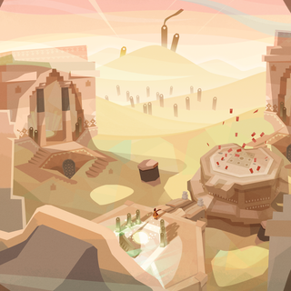 Journey game phone wallpaper