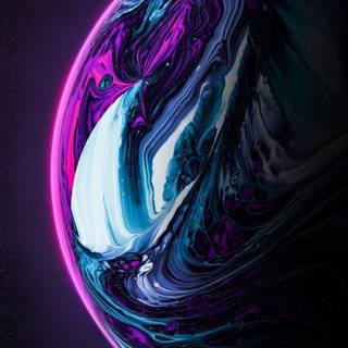 Blue planet iPhone wallpaper