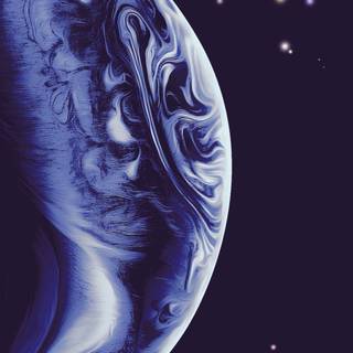 Blue planet iPhone wallpaper