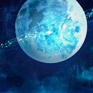Blue planet iPhone wallpaper