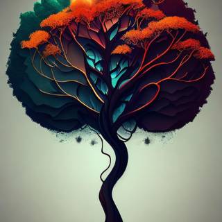 Phone tree wallpaper