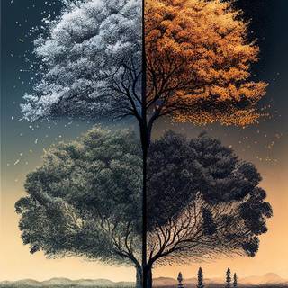 Phone tree wallpaper