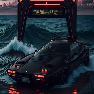 Dark car iPhone wallpaper