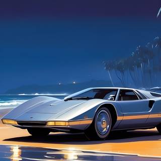 Minimalist car phone wallpaper