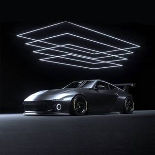 Minimalist car phone wallpaper