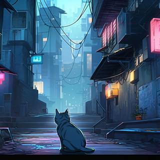 Cyberpunk 2077 anime wallpaper