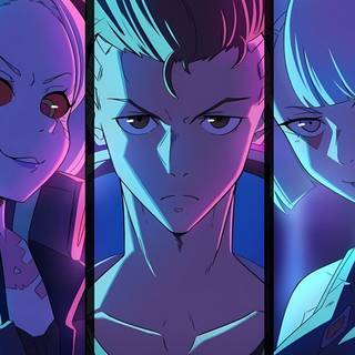 Cyberpunk 2077 anime wallpaper