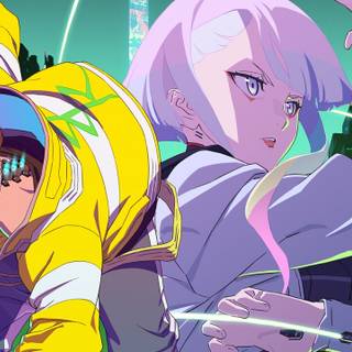 Cyberpunk 2077 anime wallpaper