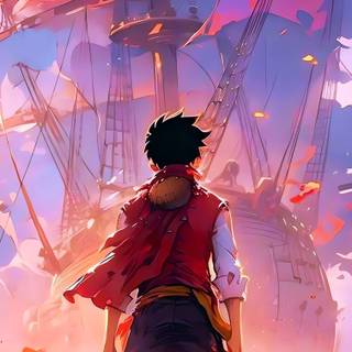 Luffy One Piece 4k amoled iPhone wallpaper
