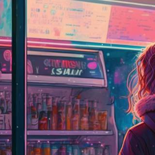 Lofi girl desktop wallpaper