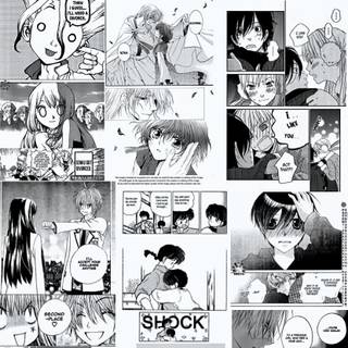 Aesthetic manga iPhone wallpaper