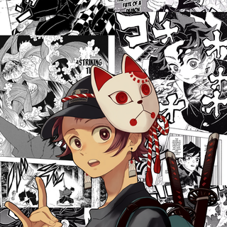 Aesthetic manga iPhone wallpaper