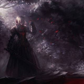 Warrior girl desktop wallpaper