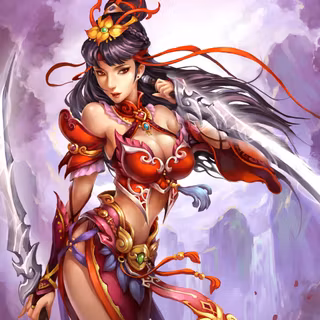 Warrior girl desktop wallpaper