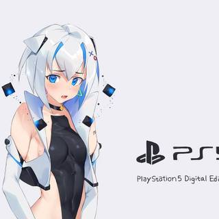 Anime PlayStation 5 wallpaper