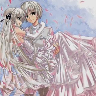 Couple anime boy and girl wallpaper