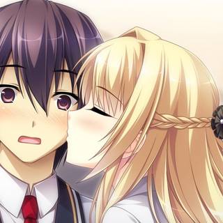 Couple anime boy and girl wallpaper