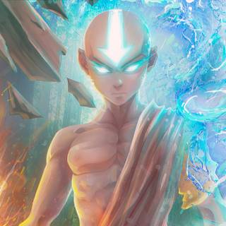 Aang Avatar Airbender wallpaper