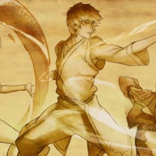 Aang Avatar Airbender wallpaper