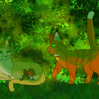 Firestar and Sandstorm wallpaper