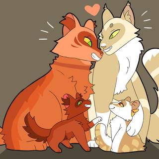 Firestar and Sandstorm wallpaper