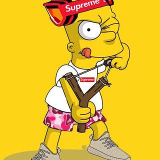 Bart Simpson phone wallpaper