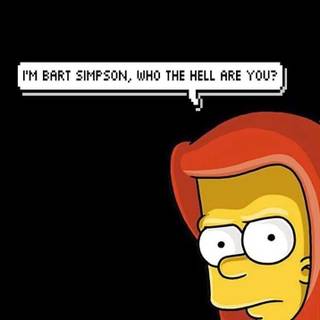 Bart Simpson phone wallpaper