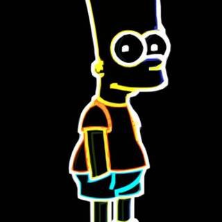 Bart Simpson phone wallpaper