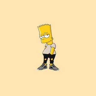 Bart Simpson phone wallpaper