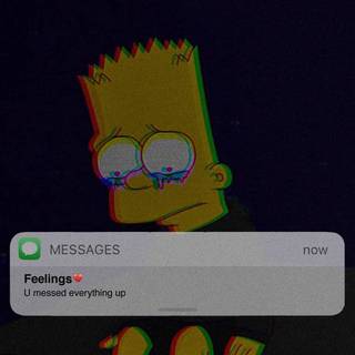 Bart Simpson phone wallpaper