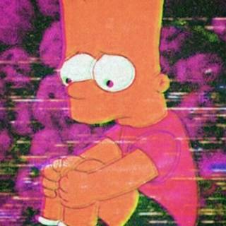 Bart Simpson phone wallpaper