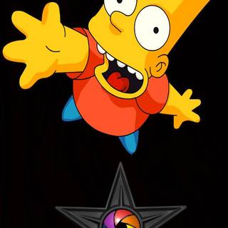 Bart Simpson phone wallpaper