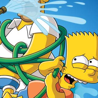 Bart Simpson phone wallpaper