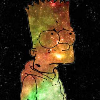 Bart Simpson phone wallpaper