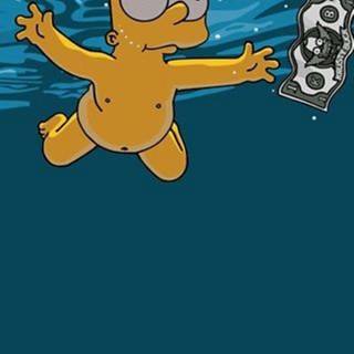 Bart Simpson phone wallpaper