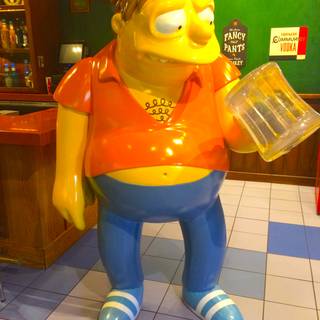 Barney Gumble Simpsons phone wallpaper