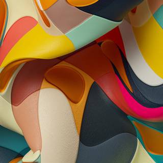 3D abstract iPhone wallpaper