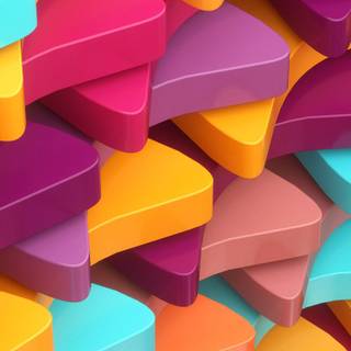 3D abstract iPhone wallpaper