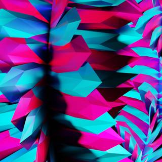 3D abstract iPhone wallpaper
