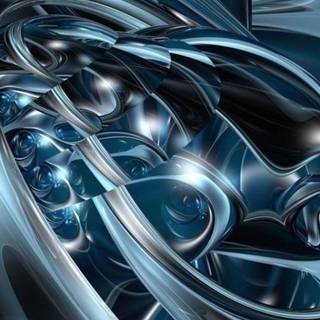 3D abstract iPhone wallpaper