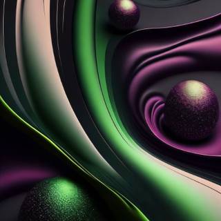 3D abstract iPhone wallpaper
