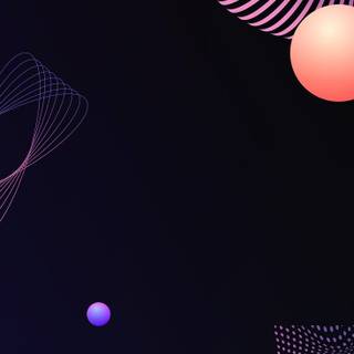 3D abstract iPhone wallpaper