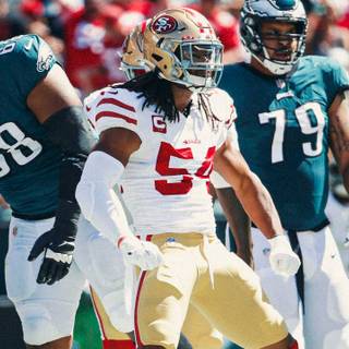 San Francisco 49ers vs Philadelphia Eagles wallpaper