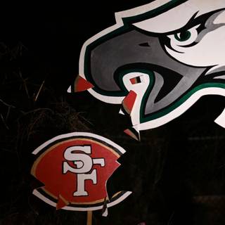 San Francisco 49ers vs Philadelphia Eagles wallpaper