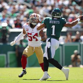 San Francisco 49ers vs Philadelphia Eagles wallpaper