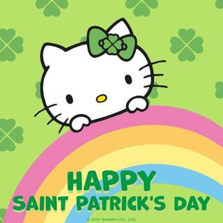 Sanrio St. Patricks Day wallpaper