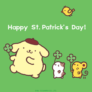 Sanrio St. Patricks Day wallpaper