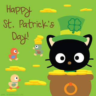 Sanrio St. Patricks Day wallpaper