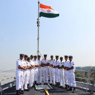 Indian navy flag wallpaper