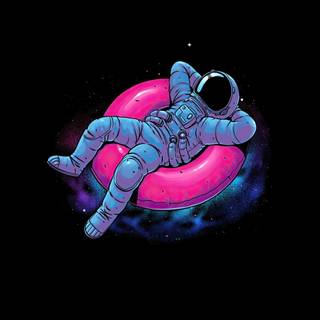 Dark astronaut 4k wallpaper